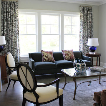 Rooms Featuring Custom Window Treatments by Lynn Chalk