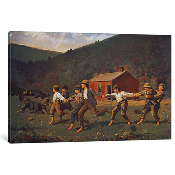"Snap The Whip" by Winslow Homer, 18x12x1.5"