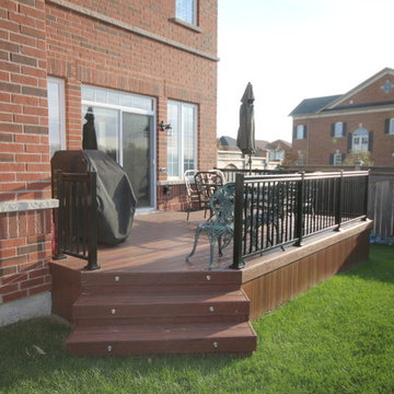 Some custom decks built by Hickory Dickory Decks using Armadillo decking.