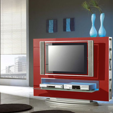 TV Entertainment Center Media 85 Red by LC Mobili - $429.00