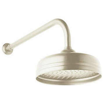 Rohl Perrin and Rowe 8-In Single Function Shower Head, Polished Nickel