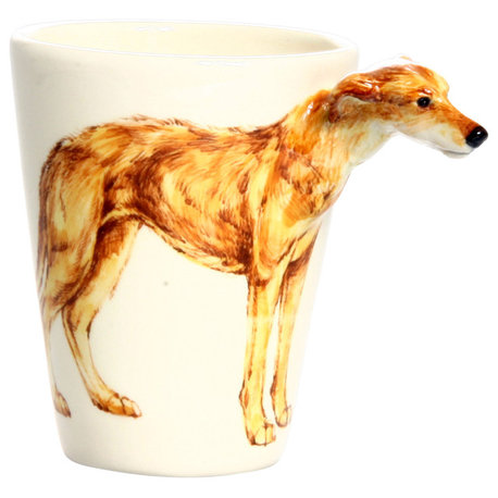 Lurcher 3D Ceramic Mug