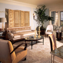 sitting room with desk