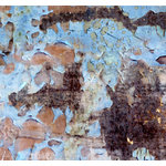 Removable Wallpaper-Rust Flakes-Peel & Stick Self Adhesive - Rustic