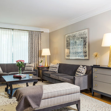 Fabulous Transitional Livingroom/Diningroom Combo