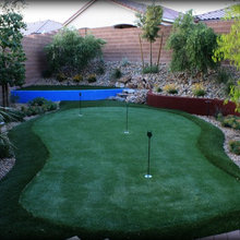 putting area