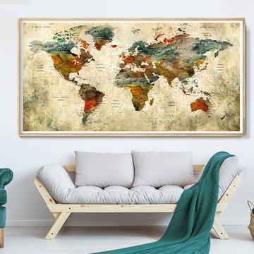 Map Poster Home Decor Gift PRINT