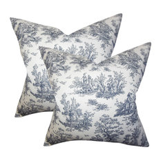 toile throw pillows