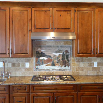 Rustic Kitchen Backsplash