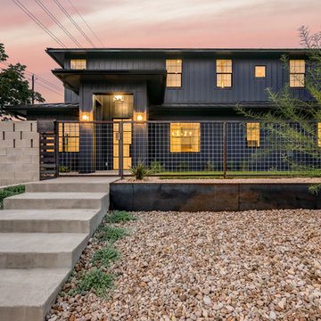 ATX Custom Contemporary-Wire Brushed Rome White Oak