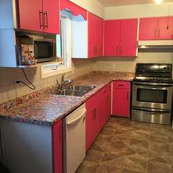 Profile A | Light Pink, Matte Cabinetry - Kitchen Cabinetry