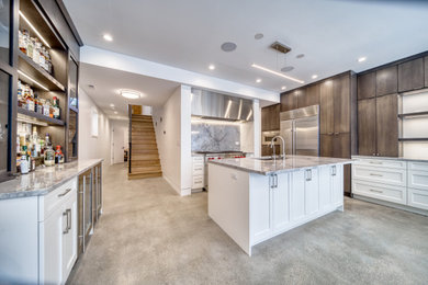 Photo of a contemporary kitchen in Chicago.