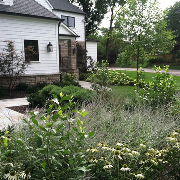 Front Yard Planting With Full and Refined Plantings