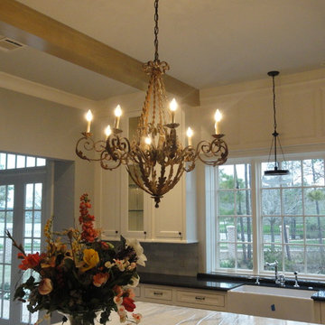 Rusted Iron Chandelier