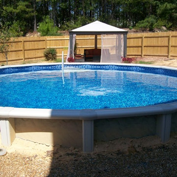 Aboveground Pools Installed by Brown's Pools & Spas