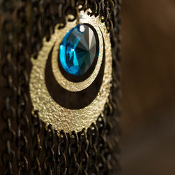 Brass and Gold Lamp Detail - Pendant Lighting