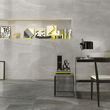 Gate slate-look porcelain tile