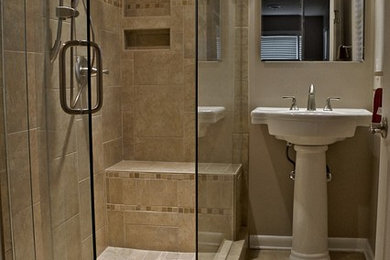 Elegant bathroom photo in Other