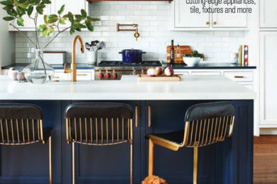 Example of a transitional kitchen design in DC Metro