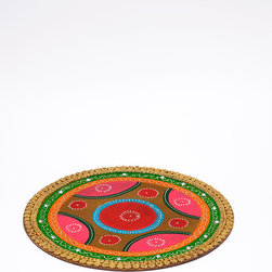 Wood Clay Flooring Decor - Decorative Plates