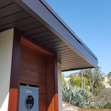 Cladding-Soffits, Fascia, Beams. Box Gutter "Tall" Glendale Ca.