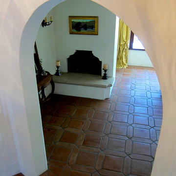 Decorative Archway in a Spanish Revival home in Montecito CA