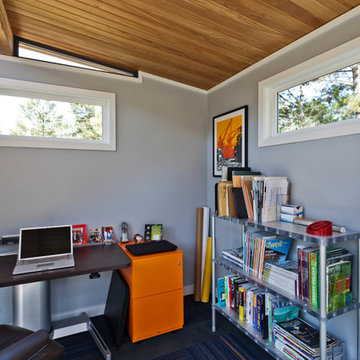 Modern-Shed Bay Area Home Office
