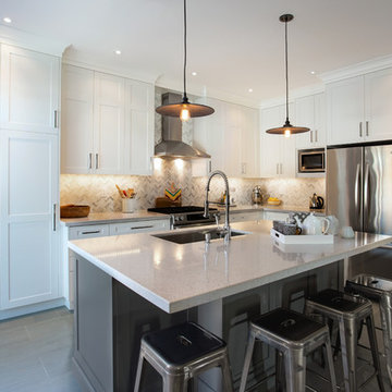 Fresh White Shaker Style Kitchen