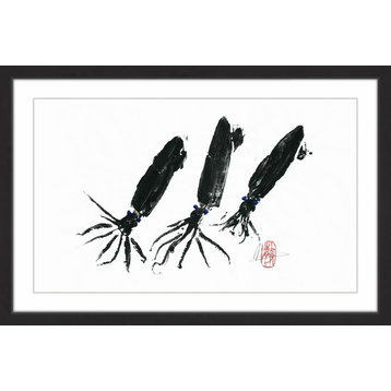 "Ink Brothers" Framed Painting Print, 18"x12"