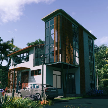 Echelon House 62x45 House Design in Bhubaneswar