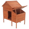 ALEKO Wood Chicken Coop/Rabbit Hutch, 44"x30"x48"