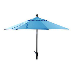 7.5' Push Tilt Market Umbrella Anthracite - Outdoor Umbrellas