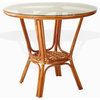 Pelangi Wicker Rattan Dining Round Table, Colonial