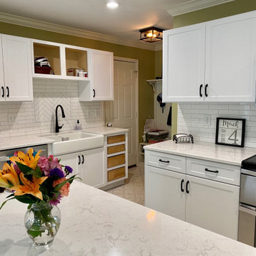 Sonoma Tilemakers Pure White Subway Kitchen Backsplash Tile