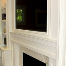 TV above Fireplace