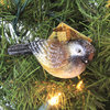 Vintage Chickadee - One Ornament 1.75 Inch, Glass - Woodland Collection 51021.
