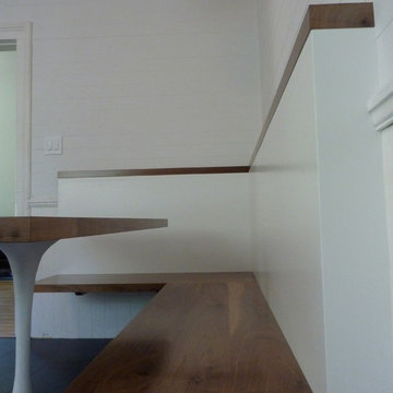 Walnut Banquette Table