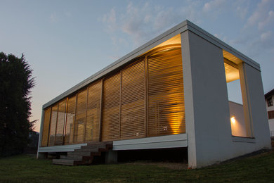 Ispirazione per la facciata di una casa contemporanea