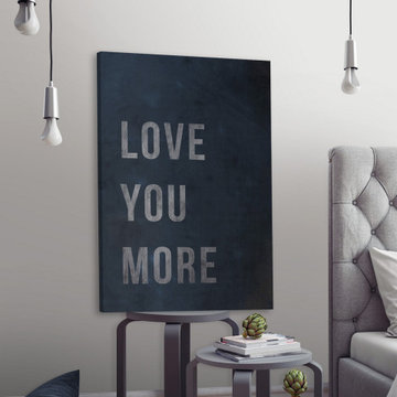 "Love You More III" Painting Print on Wrapped Canvas