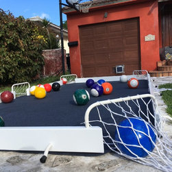 SoccerPool game table, White/Blue - Backyard Play