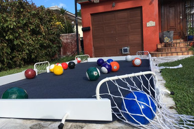 SoccerPool game table, White/Blue