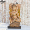Antique Semi-Oxidized Carved Deity Statue
