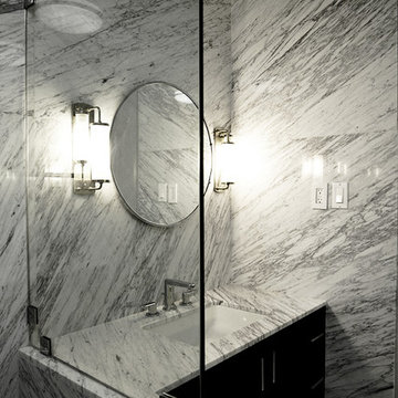 Mammoth ArtDeco Bathroom by Erika Winters Design