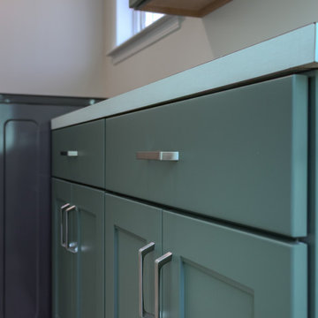 Bathroom & Laundry Addition with Kitchen Cabinetry Refresh