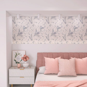 Modern Serenity Bedroom in Blush Pink