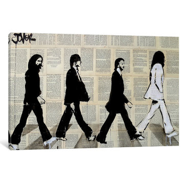 "The Crossing Of Abbey Road" by Loui Jover, Canvas Print, 40"x26"