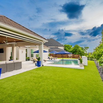 Frisco Waterfront & Fire Retreat | Outdoor Living Entertainment Hub