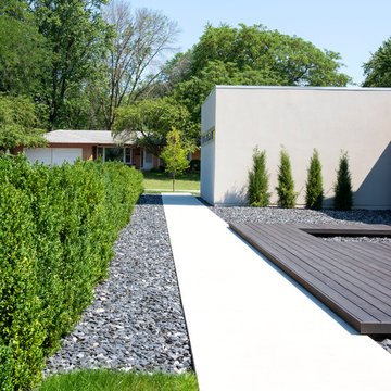 Modern Concrete Walk - Racine