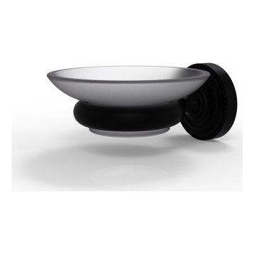 Dottingham Wall Mounted Soap Dish, Matte Black