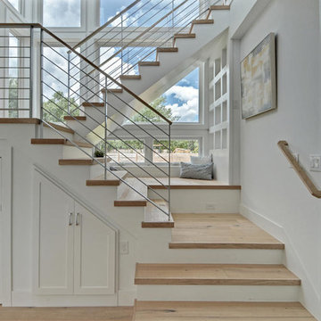 ATX Modern home - Reclaimed Ivory White Oak